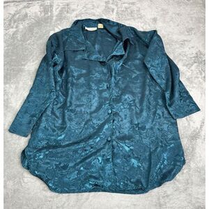 Vintage Victoria's Secret Gold Label Long Sleeve Women's Size Small Blue